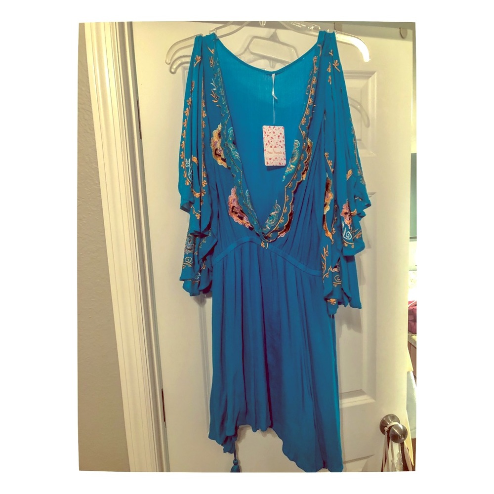 Free people blue floral dress
